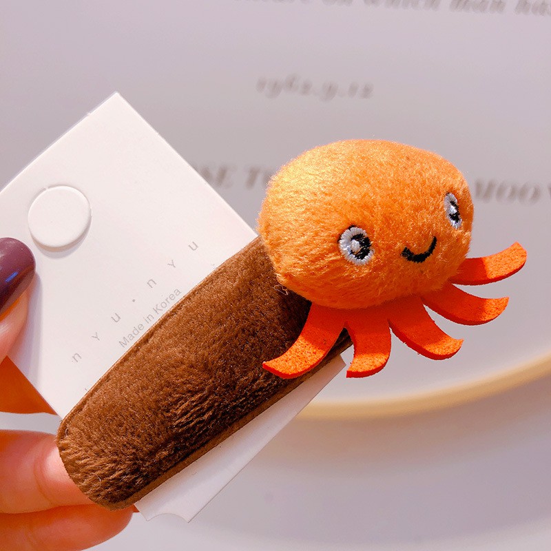 Kẹp tóc nhồi bông siêu xinh - UniLabel