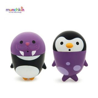 BỘ 2 ĐỒ CHƠI PHUN NƯỚC THÁO LẮP MUNCHKIN (CHIM CÁNH CỤT-SƯ TỬ BIỂN) (CHÍNH HÃNG) CHO BÉ (MK17280)