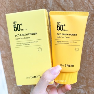 Kem Chống Nắng The SAEM Eco Earth Power Light Sun Cream SPF50+ PA+++