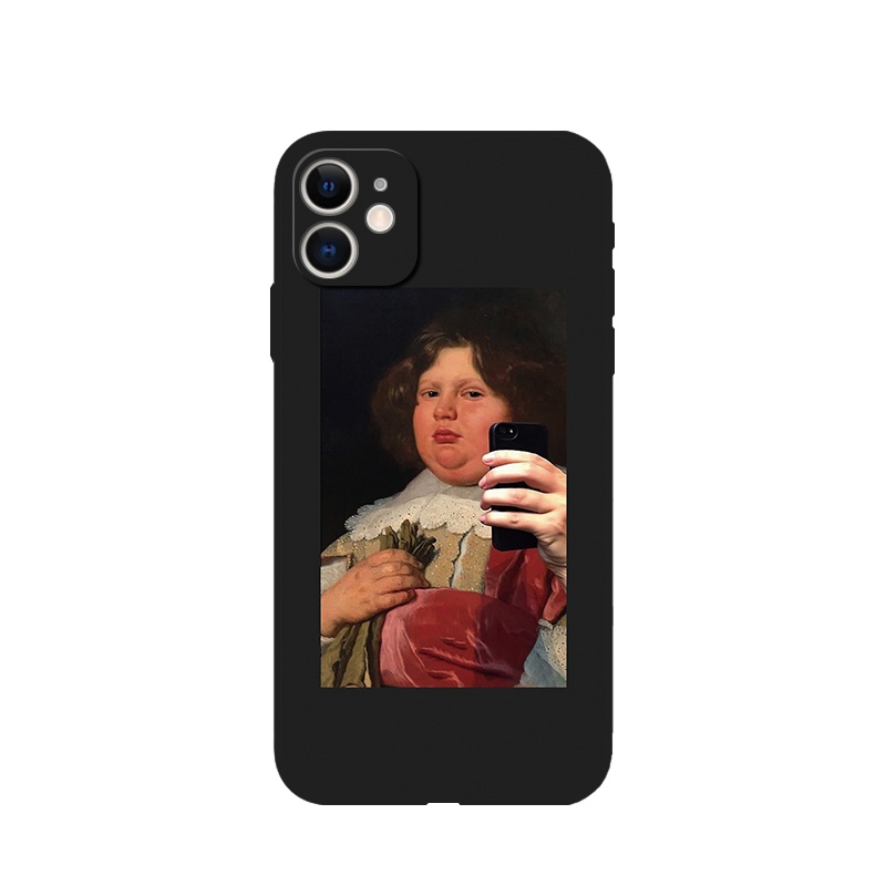 Ốp Điện Thoại Mềm In Hình Ngộ Nghĩnh Cho iphone xr 12 13 mini 11 pro max 6s 7 8 plus x 14 pro xs max