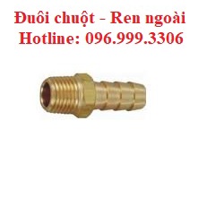 Nối đuôi chuột ra ren ngoài đồng thau, búp đồng ren ngoài đầy đủ kích cỡ giá sỉ