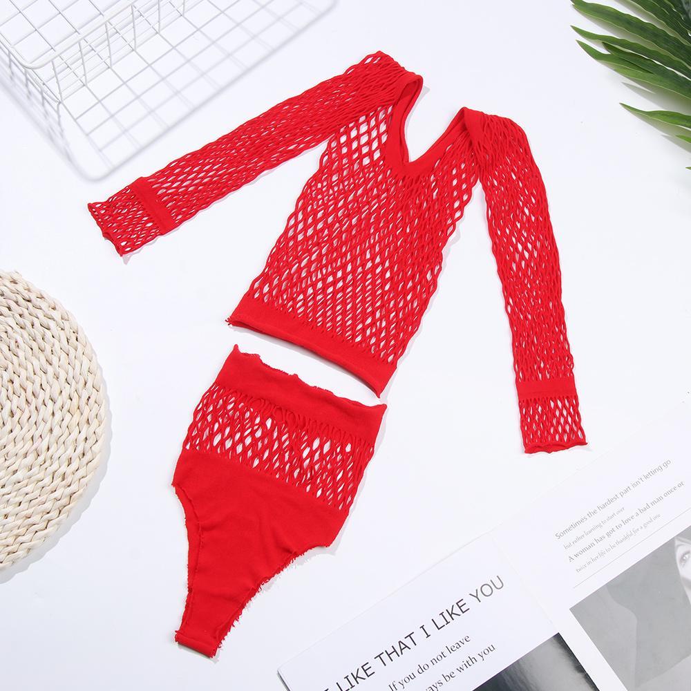 MELODG Set Áo Ngực &amp; Quần Lót Nữ G-String Thêu Ren Thời Trang