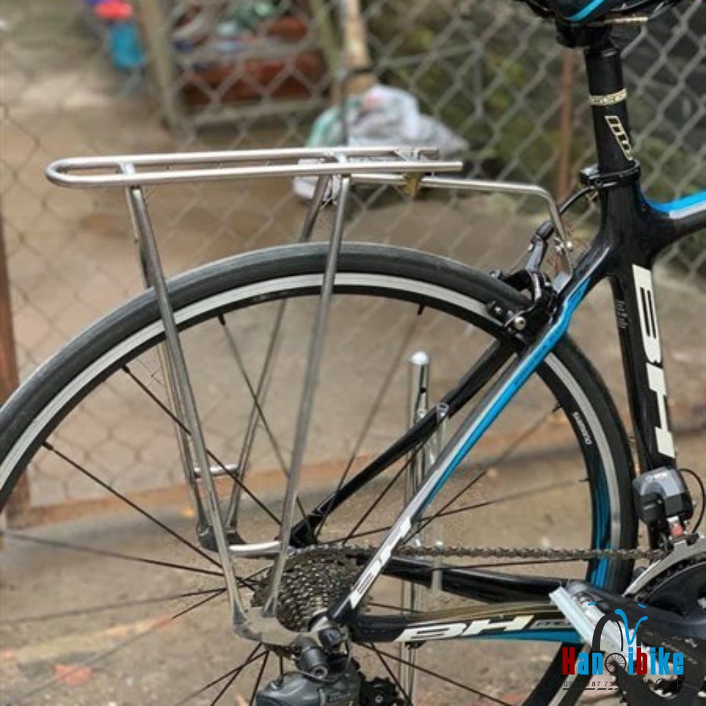 Gác baga inox cho xe đạp đua Road 700C