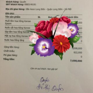 NƯỚC CẤT HOA HỒNG KAROSE