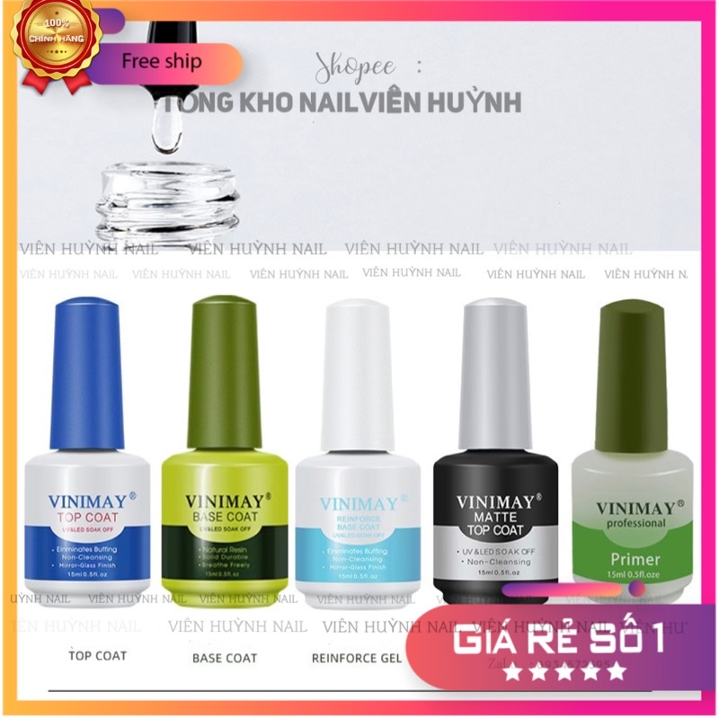 base , top vinimay siêu bóng bền, hàng loại 1