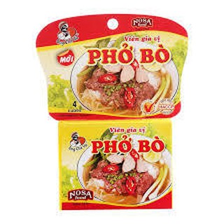 1 Hộp Viên gia vị phở bò/gà 4 viên/1 hộp