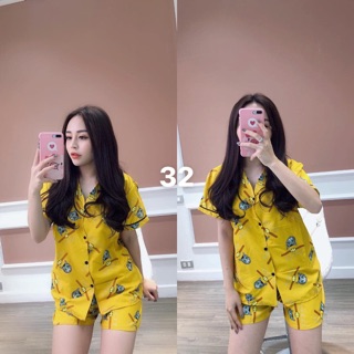 Bộ pijama kate thái loại 1 ảnh thật