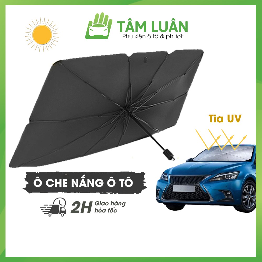 Dù che nắng ô tô Tâm Luân, tấm che nắng kính lái ô tô gấp gọn cho xe SUV, Sedan, Hatchback