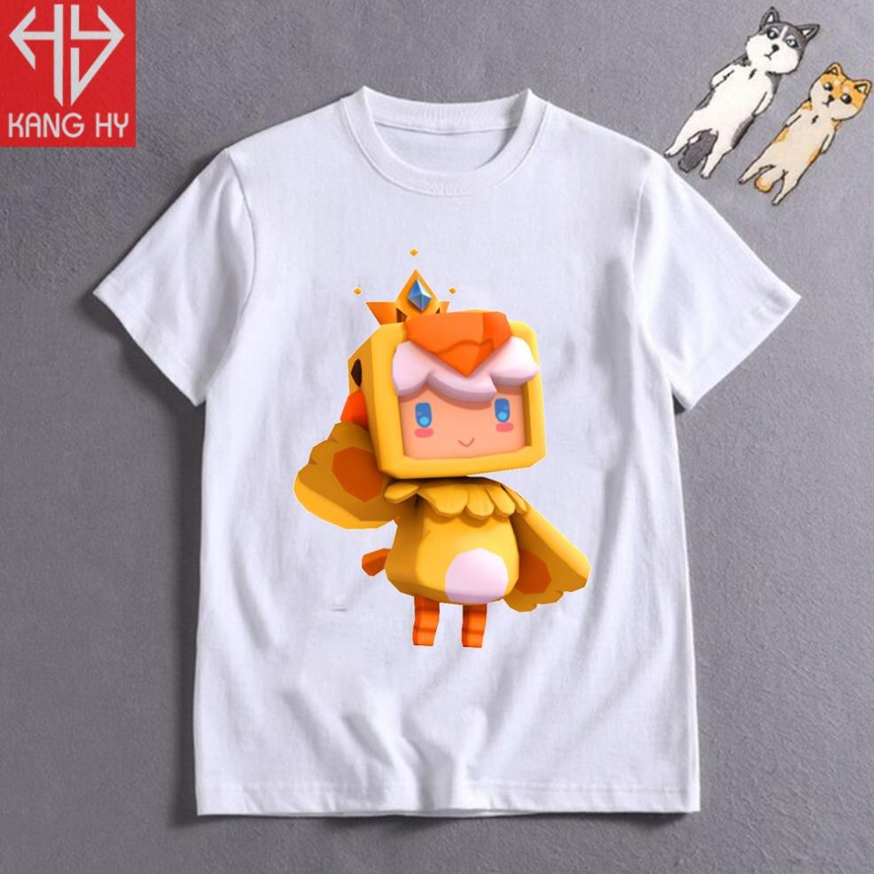 (HOT) Áo Thun In Hình Nhân Vật Games Mini Word Hero Team Vải Cotton 4 Chiều F100 - áo cực chất