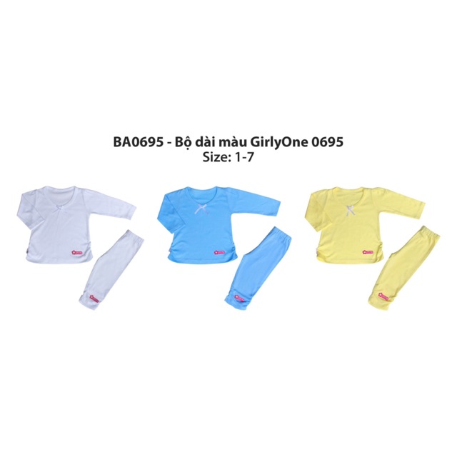 Freeship 99k TQ_Bộ dài bé gái Hello B&B