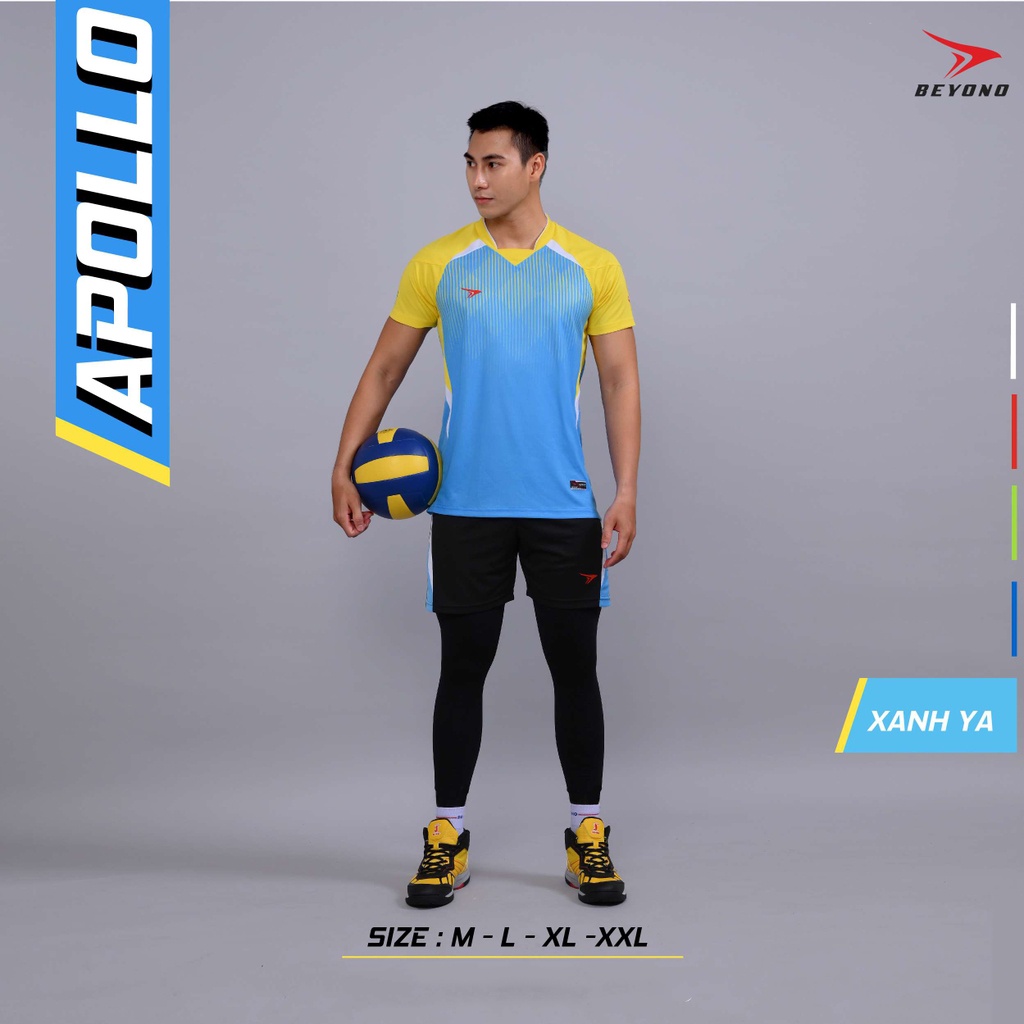 Quần áo thể thao, bóng chuyền nam nữ  Beyono Apollo Xanh Ya