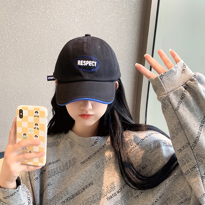 Mũ Lưỡi Trai Mềm In Chữ Phong Cách Hàn Quốc Thời Trang Xuân Hè Cho Nữ 2022