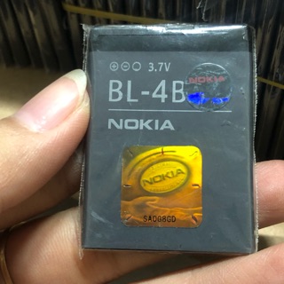 Pin nokia BL-4B chính hãng, bảo hành 6 tháng có dấu mộc của hàng.