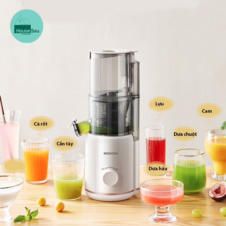 Máy ép trái cây chậm, Máy ép hoa quả nguyên trái modong