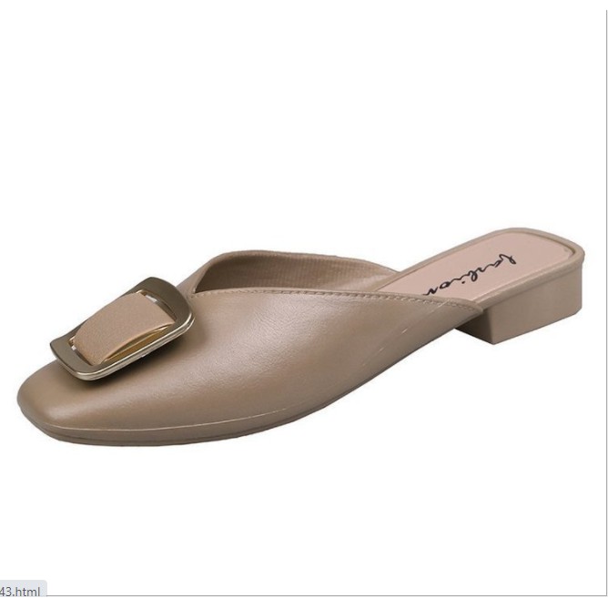 Giày sục nữ, dép nữ búp bê đế bệt mũi vuông hot trend 3 màu Đen - Xanh - Nâu - TGS122 | BigBuy360 - bigbuy360.vn