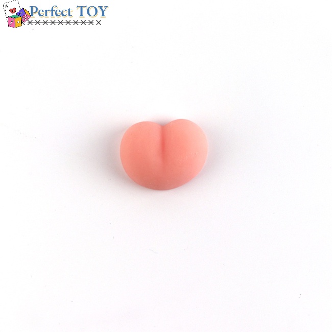 Đồ chơi bóp hình quả đào ba chiều bằng nhựa mềm giảm căng thẳng buồn chán