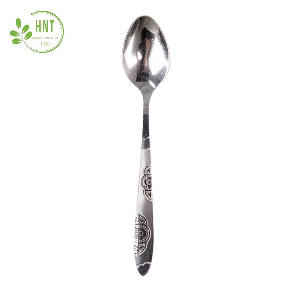 Thìa inox coffee không gỉ thiết kế hoa cúc tinh xảo - HNT NATURAL PRODUCT T1K