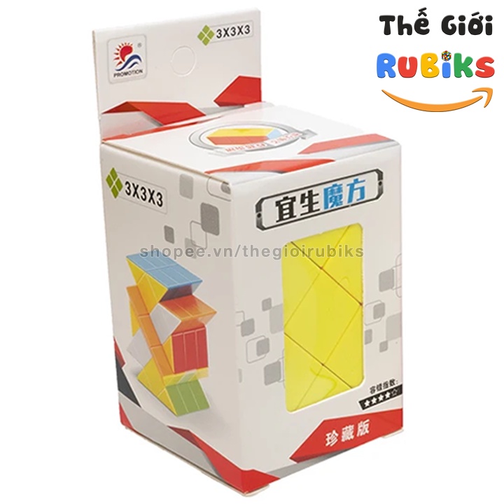 Rubik YiSheng Case Cube Ancient Fisher 3x3x3 - Rubik 3x3 Biến Thể 6 Mặt.