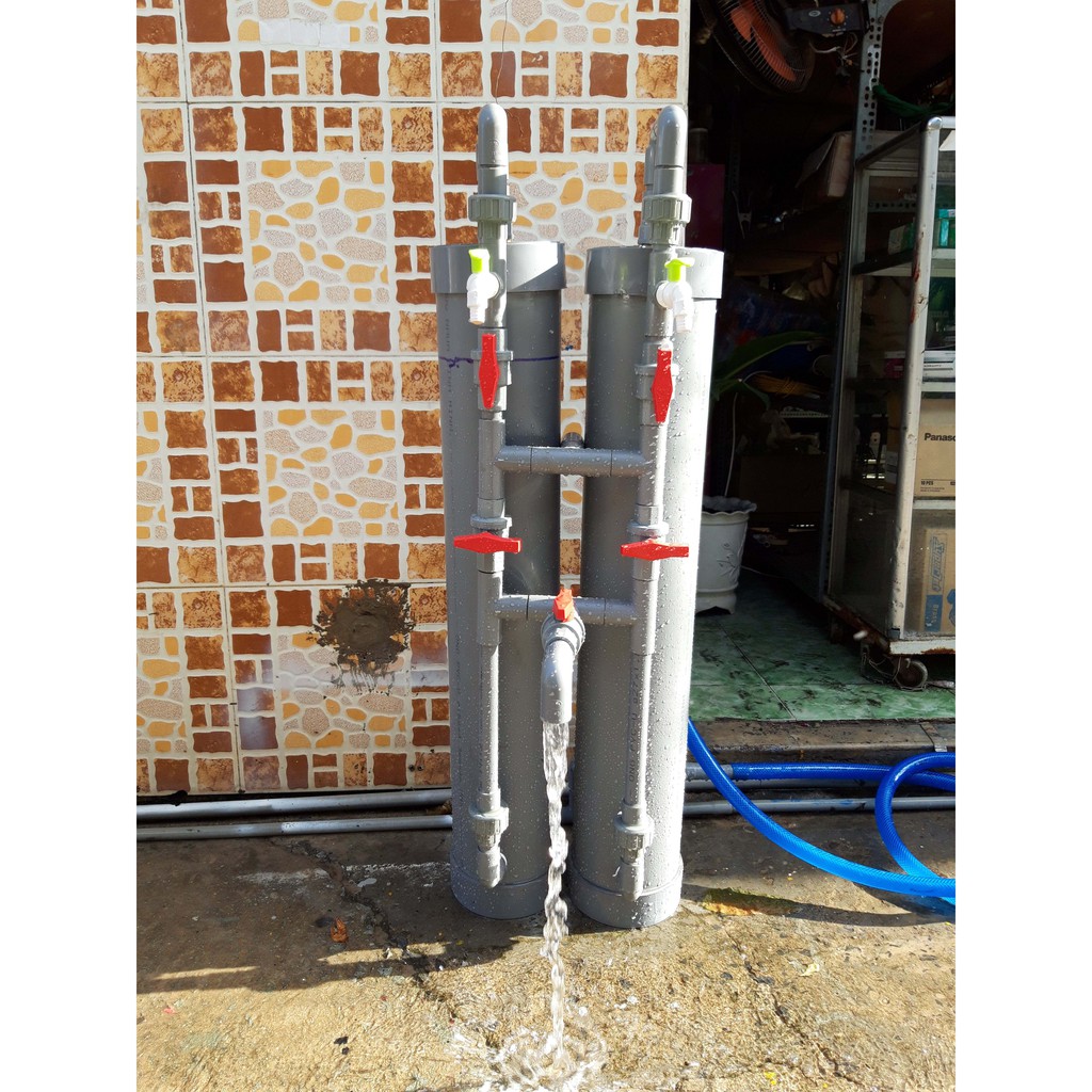 Lọc song song PVC168, thiết bị lọc nước nhiễm phèn giếng khoan shop ĐIỆN NƯỚC SỬA NHÀ