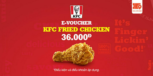 E-voucher kfc fried chicken