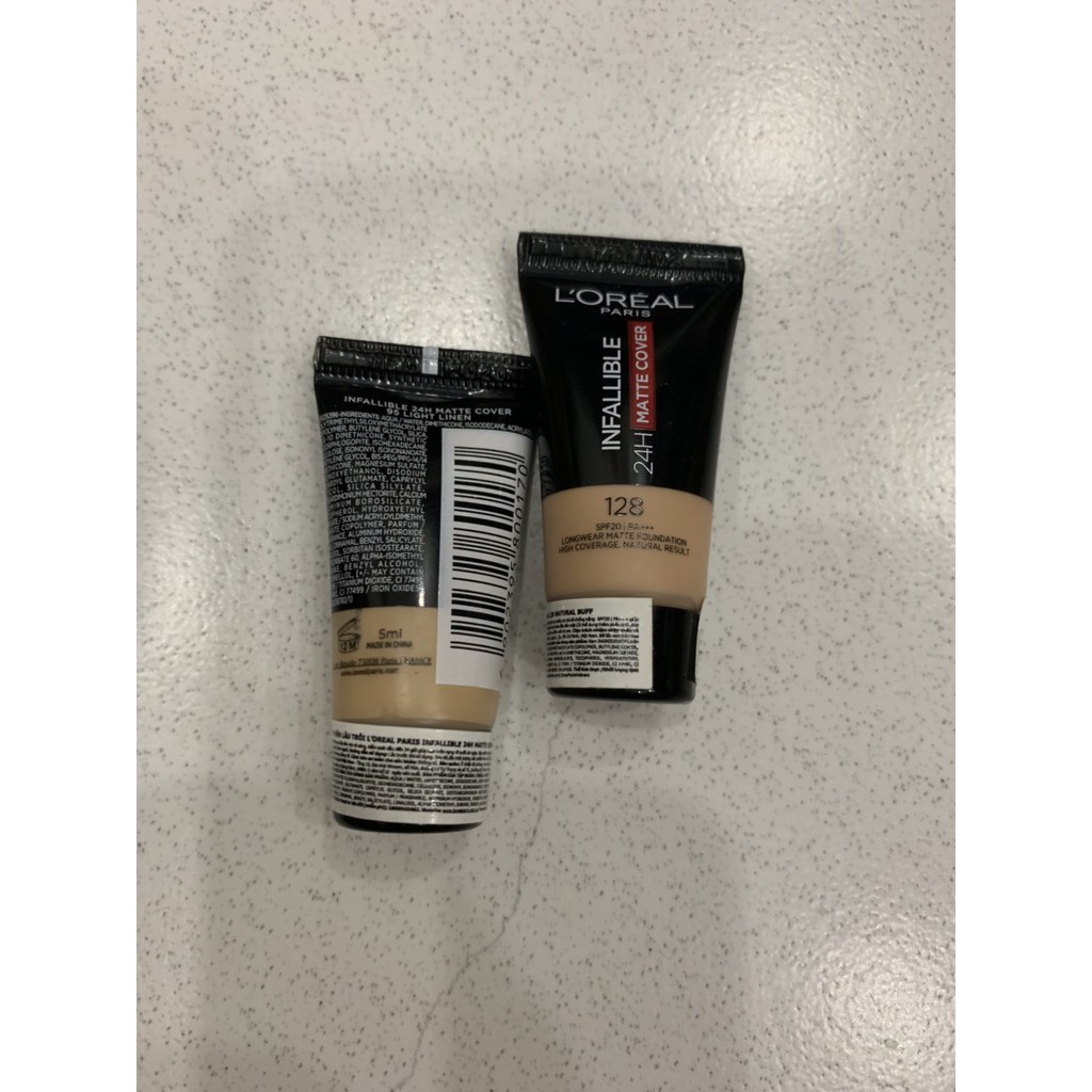 Combo 2 tuyp kem nền Loreal Infallable 5ml/tuyp | BigBuy360 - bigbuy360.vn