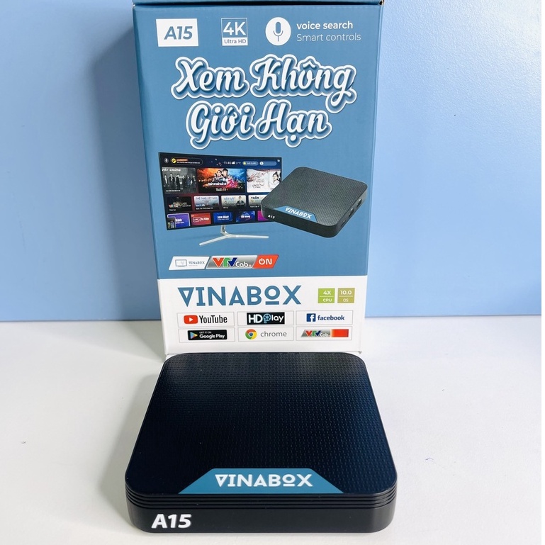 VINABOX A15B RAM 2G ROM 16G PHIÊN BẢN 2021 SỬ DỤNG GIAO DIỆN ATV HỆ ĐIỀU HÀNH ANDROID 10