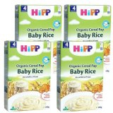 Bộ 4 hộp Bột ăn dặm gạo nhũ nhi Hipp 200g