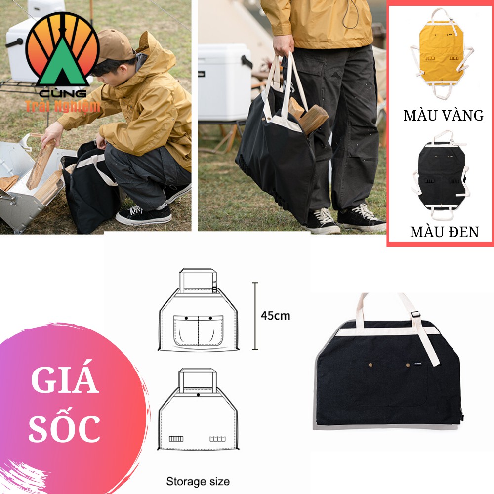 [CHÍNH HÃNG] Túi Đựng Đồ Dã Ngoại Cắm Trại Đa Năng, Tạp Dề Nấu Ăn Naturehike NH20FS008