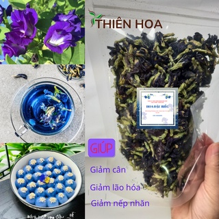 Hoa đậu biếc thiên hoa trà hoa đậu biếc khô sấy khô tự nhiên an toàn tiện dụng vietgap 50 gram ms-08