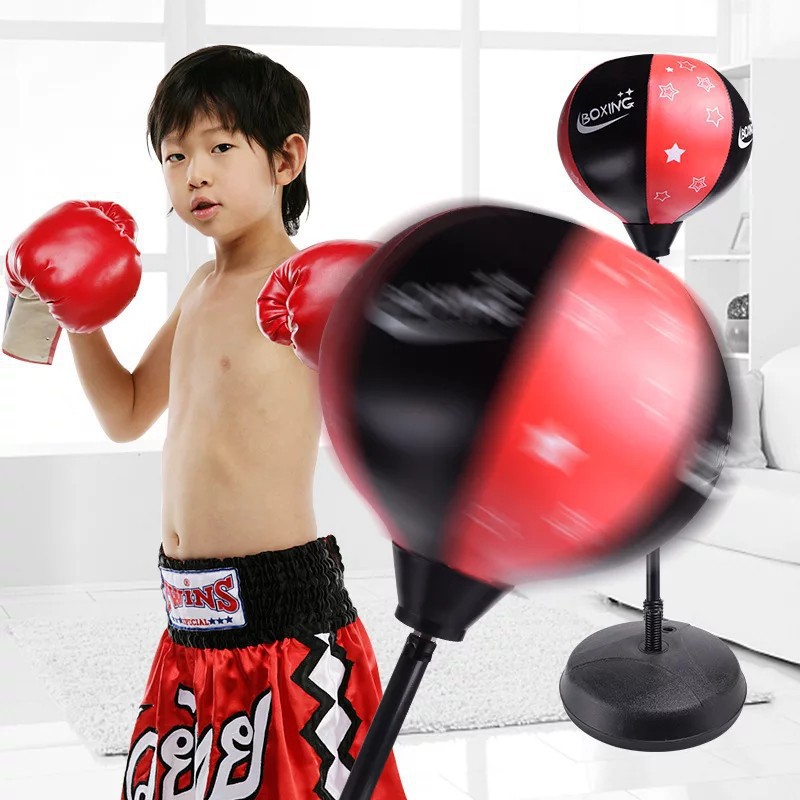 bộ đồ chơi đấm bốc cho bé, bộ đấm bốc boxing cho bé luyện tập phản xạ