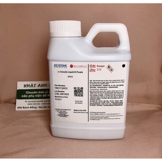 Nước Dung Dịch Tím Liquid KEYTONE 500ml Đắp Bột, Làm Hoa - Lưu Huỳnh Tím, Dẻo, Lâu Khô