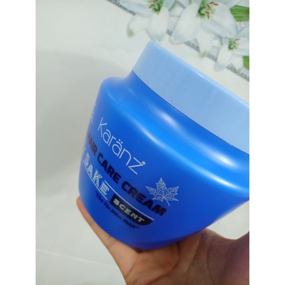 Dầu hấp tóc Karanz hương sake xanh dương thể tích 1000ml