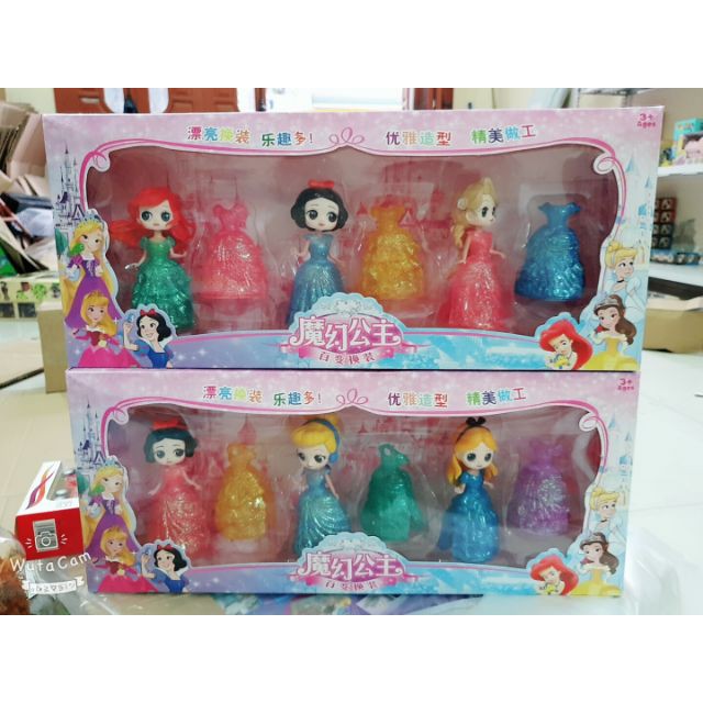 [HPTOYS] Búp bê disney thay váy siêu xinh