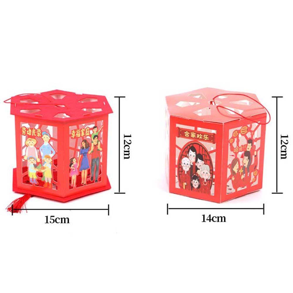 YIYU Lồng Đèn Giấy Chiếu Hoa / Lồng Đèn Kiểu Trung Hoa Dễ Thương Độc Đáo Trang Trí Tiệc Tùng / Lễ Hội DIY