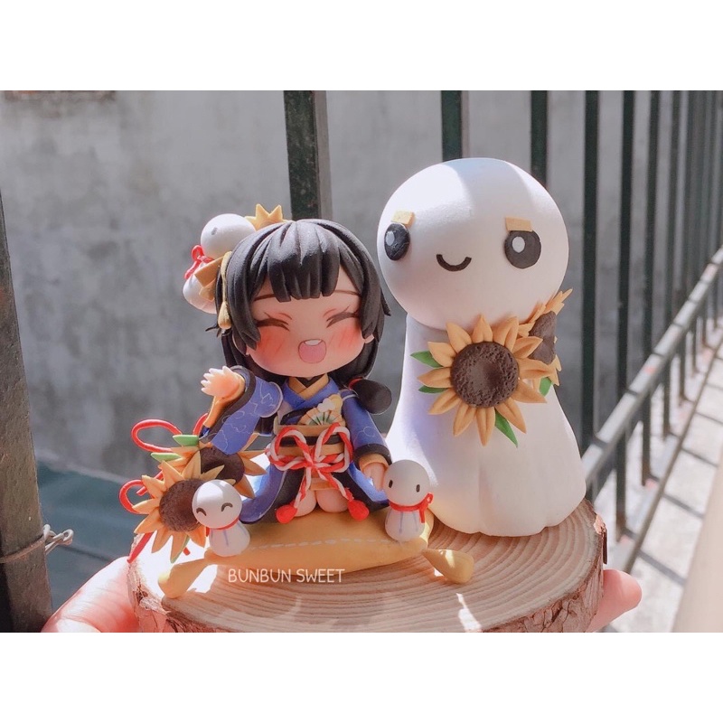 (Ngừng nhận)Tượng chibi mô hình đất sét theo yêu cầu