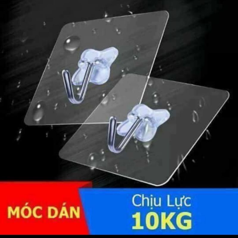 Móc Dán Tường Siêu Dính Trong Suốt Chịu Lực Tốt Treo Tường Chắc Chắn 6×6 cm - MY2