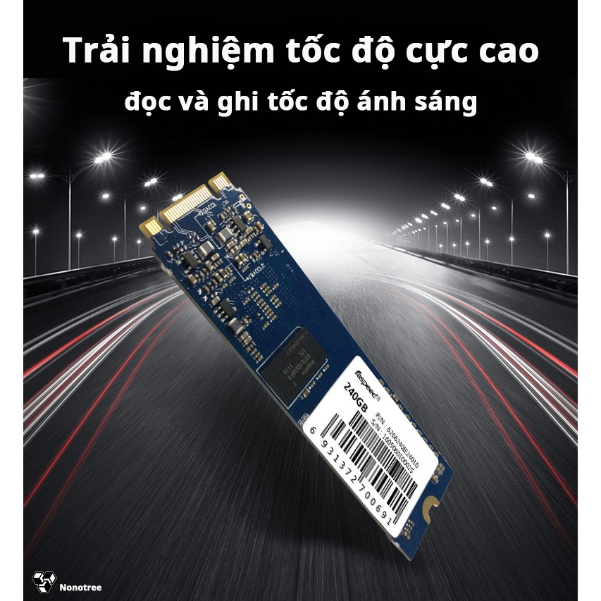 Faspeed K7N8 128G m2 m.2 Sata NGFF SSD Bảo hành 3 năm Hàng chính hãng 3D Nand Flash Ổ cứng Nonotree