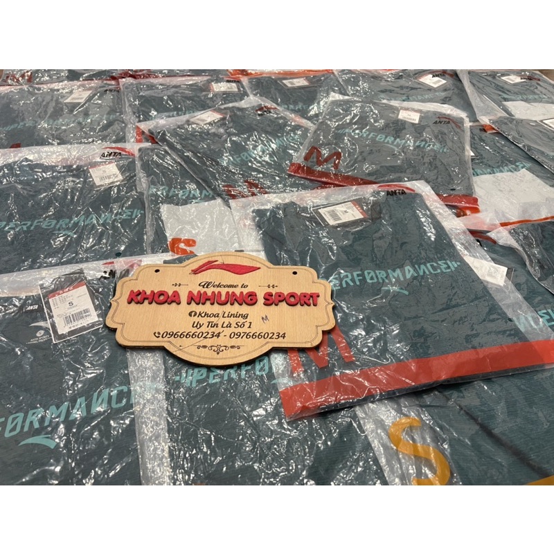 Áo Cộc nam Anta Chuẩn chính hãng chất liệu Polyester siêu mát