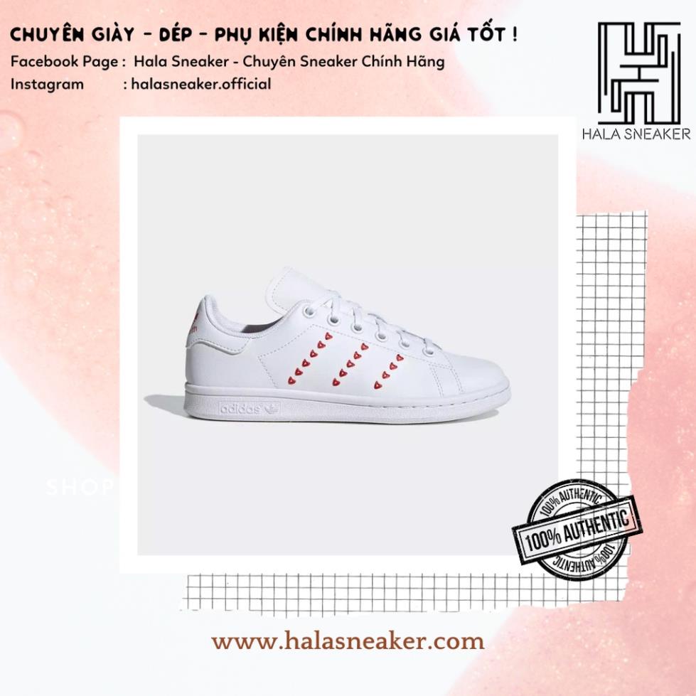 Giày Adidas Chính Hãng Stan Smith All White FX00- Gót Hologram FX - Diamond EE-Chuẩn Auth- halasneaker.com 🛑