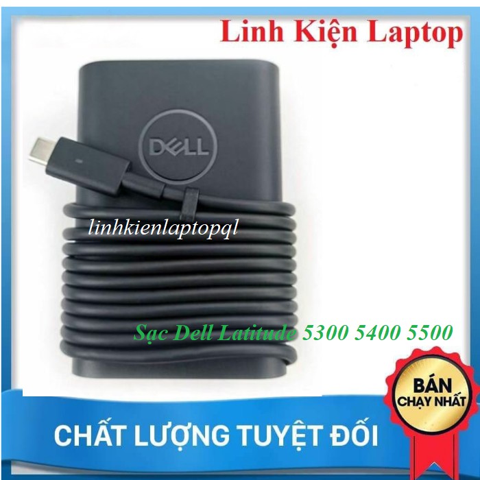 Sạc laptop Dell Latitude 5300 5400 5500 (2in1) Type-C - Tặng Kèm dây nguồn