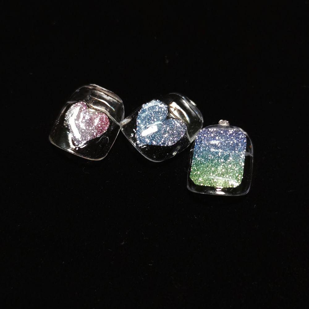 Miếng Dán Trang Trí Móng Tay 3D Lấp Lánh Gradient