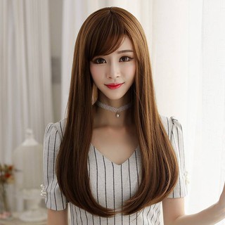 [tặng  lưới hình thật]TÓC GIẢNGUYÊN ĐẦU CỤP DÀI [ẢNH THẬT]