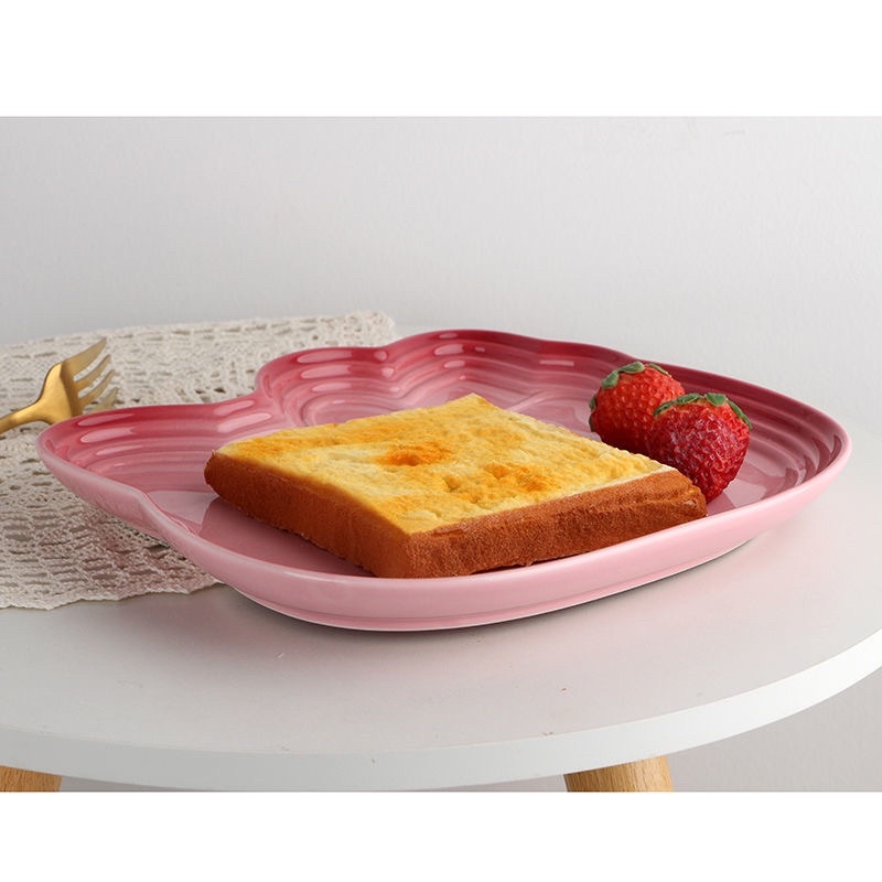 Đĩa hình mèo Hello Kitty chất liệu gốm sứ đáng yêu dễ thương