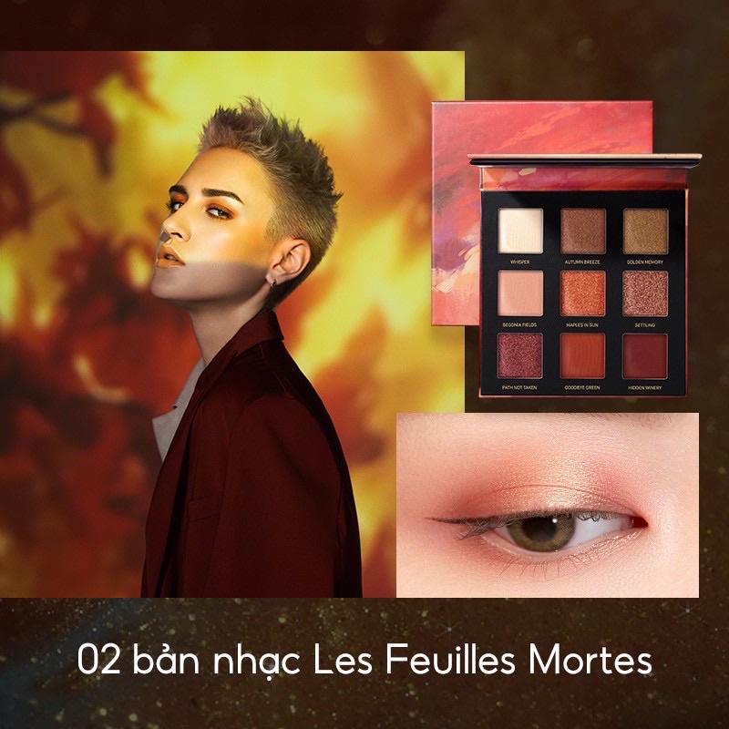 Phấn mắt Perfect Dairy Star Dust Eyeshadow palette bảng 9 màu