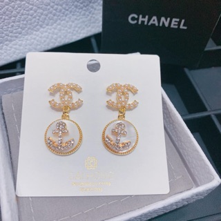 Bông tai Chanel mỏ neo mẫu mới