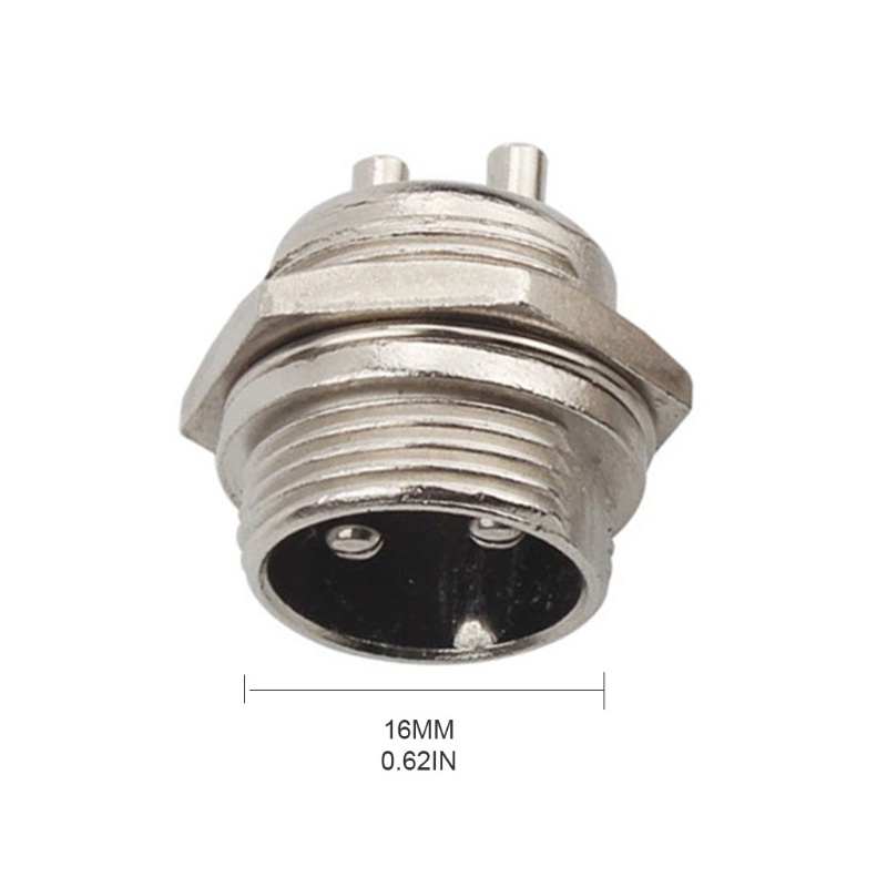 Đầu Nối Dây Dẫn Khí Ga 16mm GX16-2 2~9 Pin