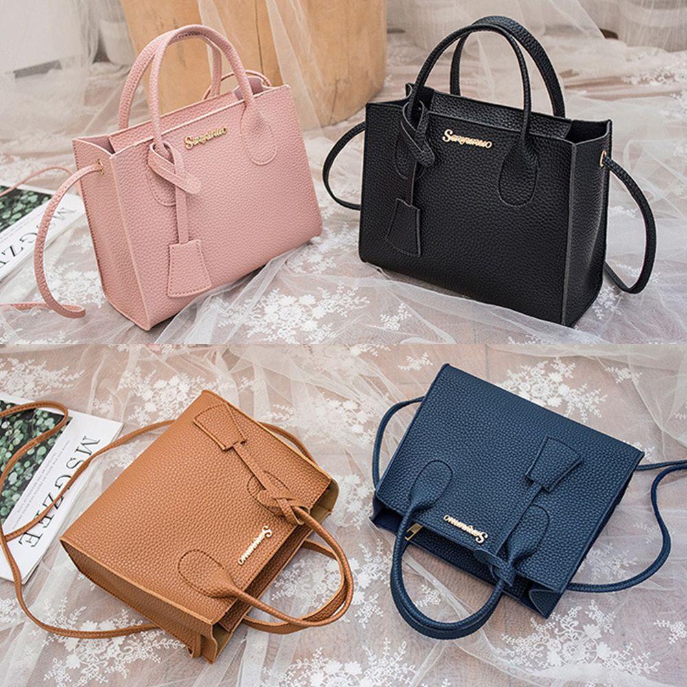 Túi Xách Da Đeo Chéo Ngăn Chứa Rộng Thời Trang Cho Nữ