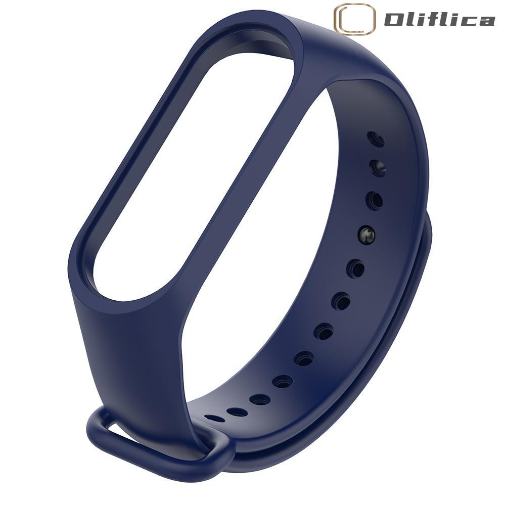 Dây Đeo Silicon 220mm Thay Thế Cho Đồng Hồ Thông Minh Xiaomi Miband 3