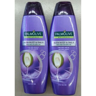 Combo 2 chai Dầu Gội Palmolive Suôn Mượt Và Óng Ả 180ml