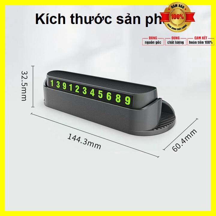 Bảng số điện thoại kiêm giá đỡ điện thoại trên taplo ô tô, xe hơi JK-35 Nhựa ABS